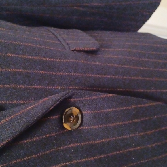 Veronica Beard Tyra Navy Pinstripe Dickey Jacket NWT - Picture 7 of 14